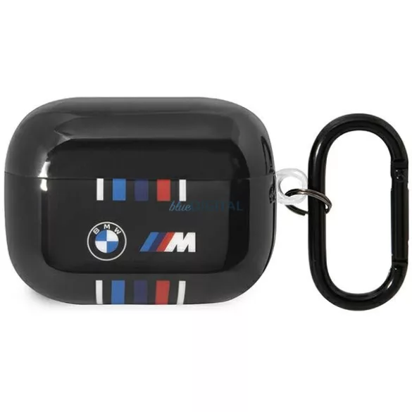 BMW BMAP22SWTK AirPods Pro tok fekete többszínű vonalakkal