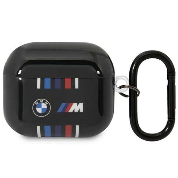 BMW BMA322SWTK AirPods 3 gen tok fekete többszínű vonalakkal