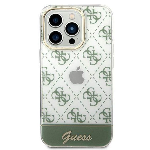 Guess GUHCP14XHG4MHA iPhone 14 Pro Max 6,7" keki 4G Pattern Script keménytok