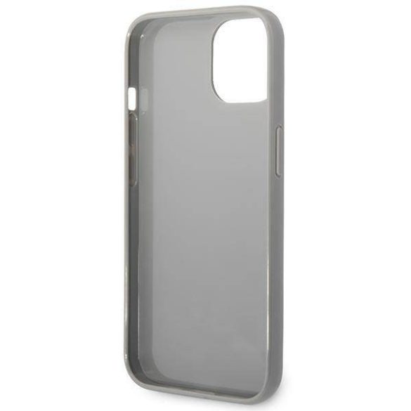 Karl Lagerfeld KLHCP14MLGMMSV3 iPhone 14 Plus / 15 Plus 6,7" keménytok ezüst Monogram Irizáló ezüst