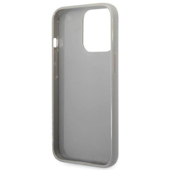 Karl Lagerfeld KLHCP14LLGMMSV3 iPhone 14 Pro 6,1" keménytok ezüst Monogram irizáló tok