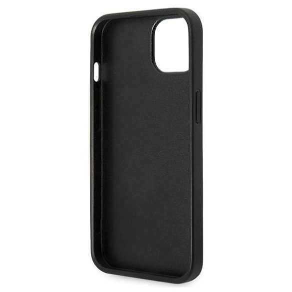 Karl Lagerfeld KLHCP14MG2ELK iPhone 14 Plus / 15 Plus 6,7" keménytok fekete csillogó plakett Logo