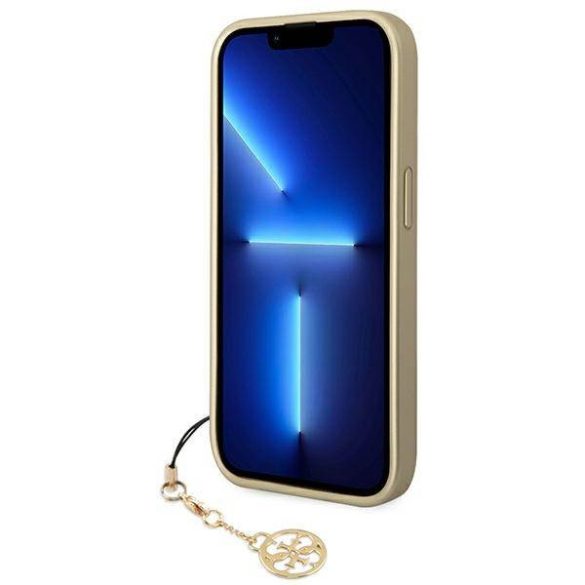 Guess GUHCP14LGF4GBR iPhone 14 Pro 6,1" barna 4G Charms Collection keménytok