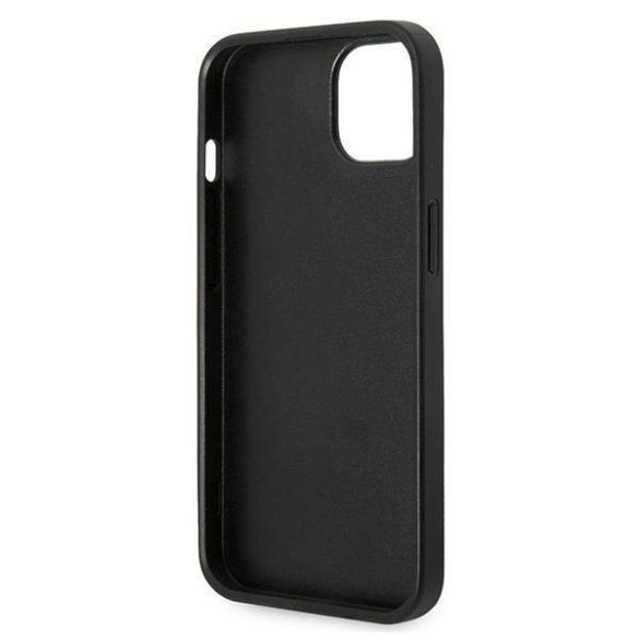 Karl Lagerfeld KLHCP14MG2ELS iPhone 14 Plus / 15 Plus 6,7" keménytok ezüst csillogó plakett Logo