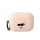 Karl Lagerfeld KLAP2RUNCHP AirPods Pro 2 (2022/2023) tok rózsaszín szilikon Choupette fej 3D