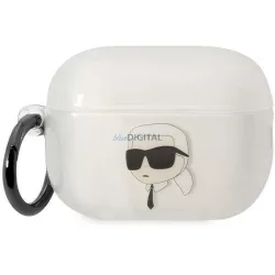   Karl Lagerfeld KLAP2HNIKTCT Airpods Pro 2 (2022/2023) átlátszó ikonikus Karl Lagerfeld tok Karl Lagerfeld