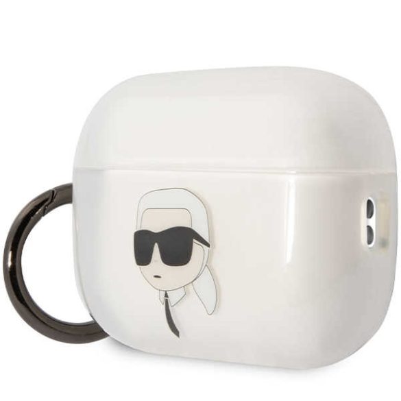 Karl Lagerfeld KLAP2HNIKTCT Airpods Pro 2 (2022/2023) átlátszó ikonikus Karl Lagerfeld tok Karl Lagerfeld