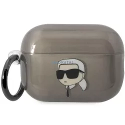   Karl Lagerfeld KKLAP2HNIKTCK Airpods Pro 2 (2022/2023) tok fekete ikonikus Karl Lagerfeld