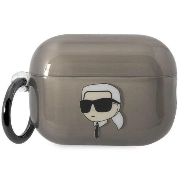 Karl Lagerfeld KKLAP2HNIKTCK Airpods Pro 2 (2022/2023) tok fekete ikonikus Karl Lagerfeld