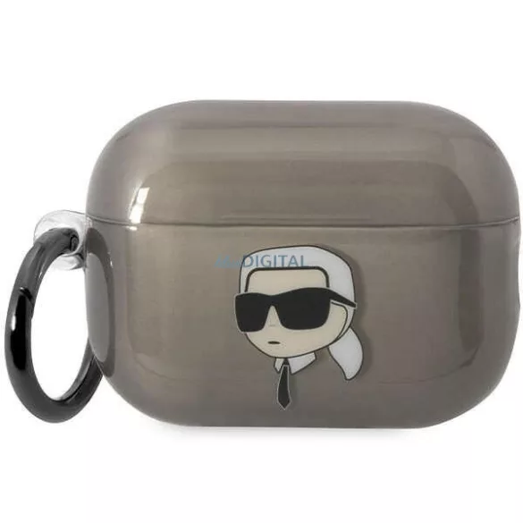 Karl Lagerfeld KKLAP2HNIKTCK Airpods Pro 2 (2022/2023) tok fekete ikonikus Karl Lagerfeld