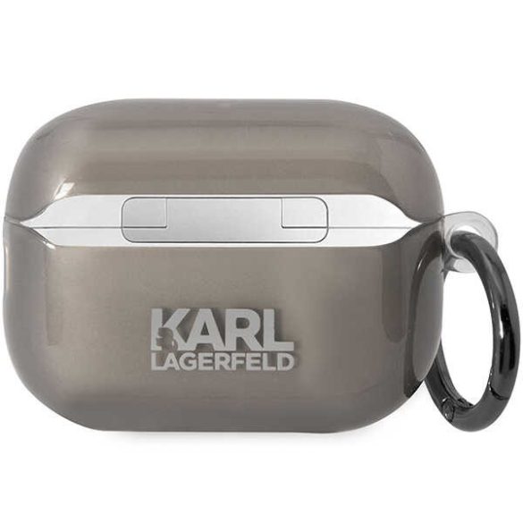 Karl Lagerfeld KKLAP2HNIKTCK Airpods Pro 2 (2022/2023) tok fekete ikonikus Karl Lagerfeld