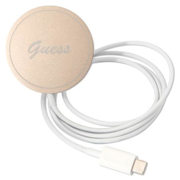 Guess tok+ töltő iPhone 12/12 Pro fekete 4G Print MagSafe keménytok