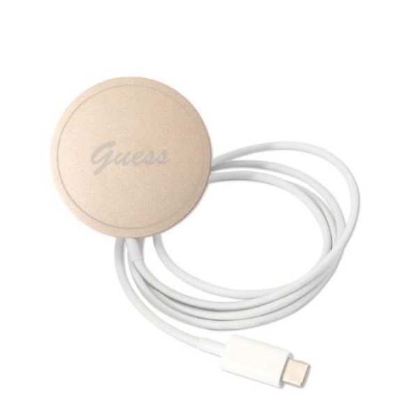 Guess tok+ töltő iPhone 14 Pro 6,1" fekete 4G Print MagSafe keménytok