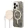 Guess tok+ töltő iPhone 14 Pro Max 6,7" barna 4G Print MagSafe keménytok