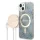 Guess GUBPP14MH4EACSB tok+ töltő iPhone 14 Plus 6.7" kék keménytok 4G Print MagSafe