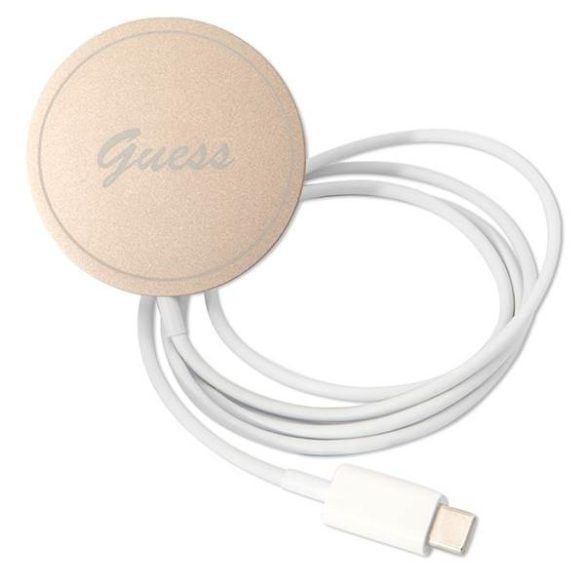 Guess GUBPP14SHMEACSK tok+ töltő iPhone 14 / 15 / 13 6,1" fekete keménytok Marble MagSafe