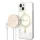 Guess GUBPP14MHMEACSH tok+ töltő iPhone 14 Plus 6.7" fehér keménytok Marble MagSafe