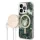 Guess tok+ töltő iPhone 14 Pro Max 6,7" zöld Dzsungel MagSafe keménytok