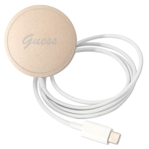 Guess tok+töltő iPhone 11 6,1" fekete 4G Print MagSafe keménytok