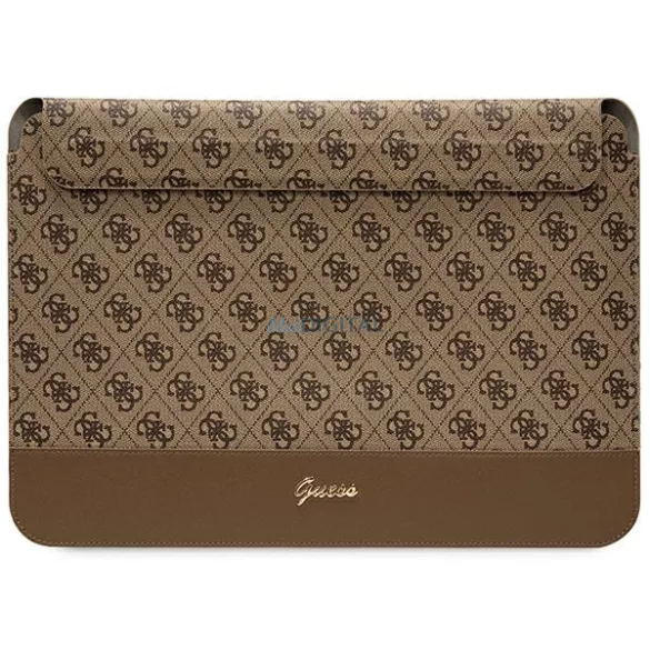 Guess Sleeve GUCS14PS4SGW 14" barna 4G csíkos fém logóval