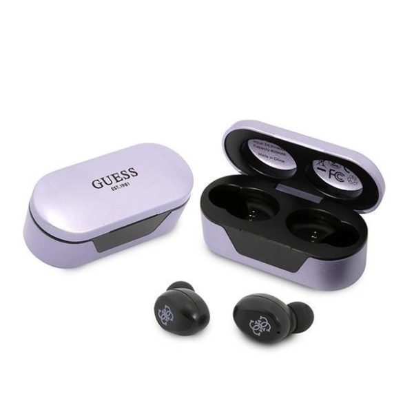 Guess fülhallgató Bluetooth GUTWST31EU TWS + dokkoló állomás lila