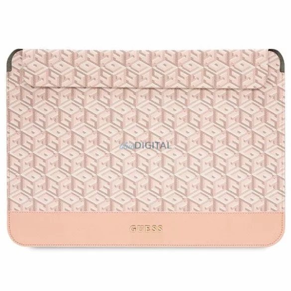 Guess Sleeve GUCS14HGCFSEP 14" rózsaszín GCube csíkos