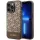 Guess GUHMP14XHGCFSEW iPhone 14 Pro Max 6.7" barna keménytok  GCube Stripes MagSafe