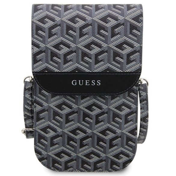 Guess táska GUWBHGCFFSEK fekete GCube Stripe