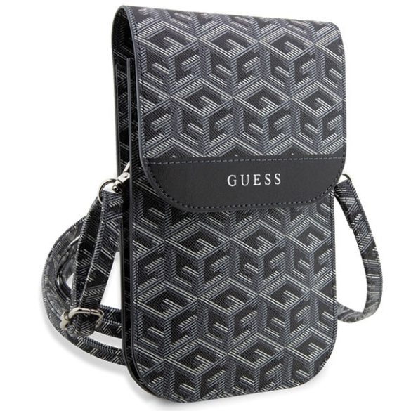 Guess táska GUWBHGCFFSEK fekete GCube Stripe