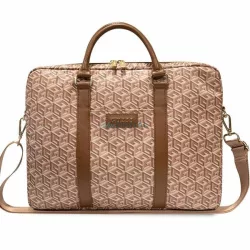Guess GUCB15HGCFSEW táska 16" GCube Stripes – barna