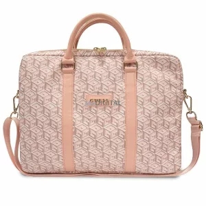 Guess GUCB15HGCFSEP táska 16" GCube Stripes – rózsaszín