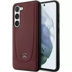   Mercedes MEHCS23SARMRE Samsung Galaxy S23 S911 piros keménytok bőr Urban Bengale