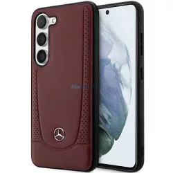   Mercedes MEHCS23MARMRE Samsung Galaxy S23+ S916 piros hardcase bőr Urban Bengale tok