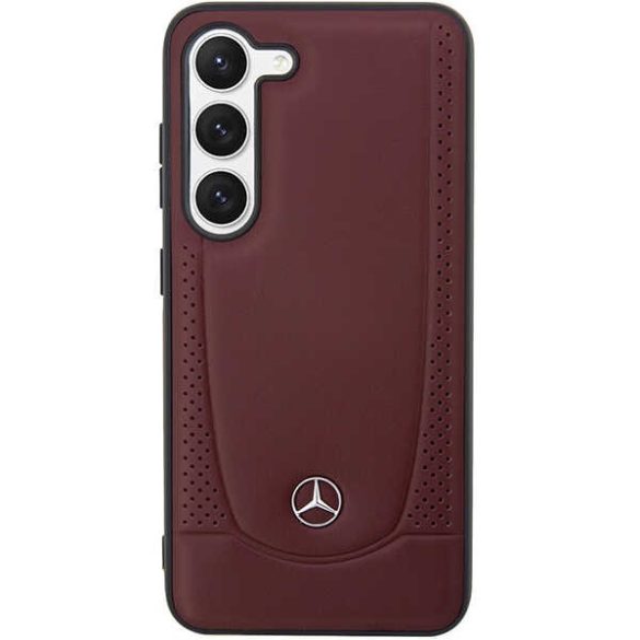 Mercedes MEHCS23MARMRE Samsung Galaxy S23+ S916 piros hardcase bőr Urban Bengale tok