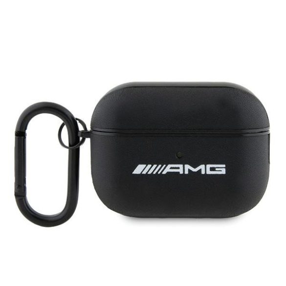 AMG AMAP2SLWK AirPods Pro 2 tok fekete bőr fehér logó