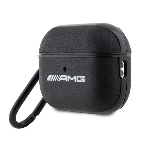 AMG AMAP2SLWK AirPods Pro 2 tok fekete bőr fehér logó