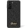 Guess GUHCS23LHGGSHK S23 Ultra S918 fekete Glitter Script keménytok