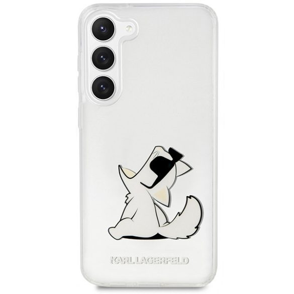 Karl Lagerfeld KLHCS23SCFNRC Samsung Galaxy S23 S911 átlátszó keménytok Choupette Fun Karl Lagerfeld KLHCS23SCFNRC Samsung Galaxy S23 S911 átlátszó keménytok Choupette Fun