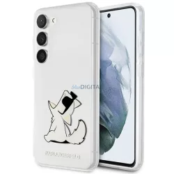   Karl Lagerfeld KLHCS23MCFNRC Samsung Galaxy S23+ S916 átlátszó keménytok Choupette Fun Karl Lagerfeld