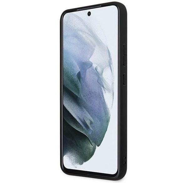 Guess GUHCS23M4GMGGR S23+ S916 szürke 4G nagy fém logós keménytok