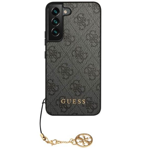 Guess GUHCS23SGF4GGR S23 S911 szürke 4G Charms Collection keménytok