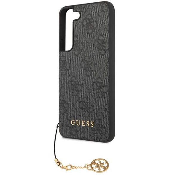 Guess GUHCS23SGF4GGR S23 S911 szürke 4G Charms Collection keménytok