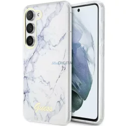   Guess GUHCS23MPCUMAH Samsung Galaxy S23+ S916 fehér keménytok  Márvány
