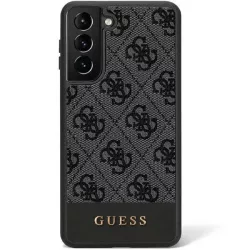   Guess GUHCS23SG4GLGR S23 S911 fekete 4G Stripe Collection keménytok