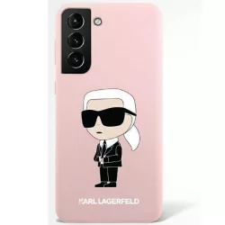   Karl Lagerfeld KLHCS23MSNIKBCP S23+ S916 rózsaszín szilikon ikonikus keménytok