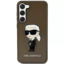   Karl Lagerfeld KLHCS23MHNIKTCK Samsung Galaxy S23+ S916 fekete keménytok ikonikus Karl Lagerfeld