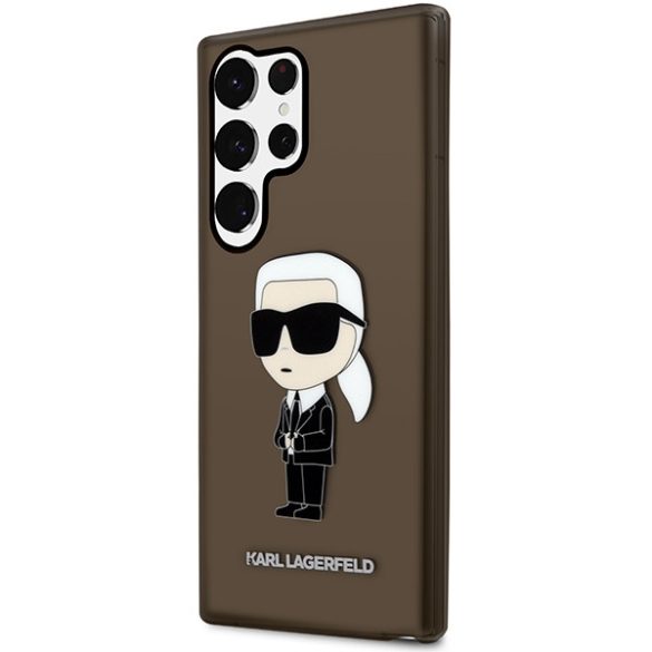 Karl Lagerfeld KLHCS23LHNIKTCK Samsung Galaxy S23 UltraS918 fekete keménytok ikonikus Karl Lagerfeld