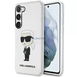   Karl Lagerfeld KLHCS23MHNIKTCT Samsung Galaxy S23+ S916 átlátszó keménytok ikonikus Karl Lagerfeld