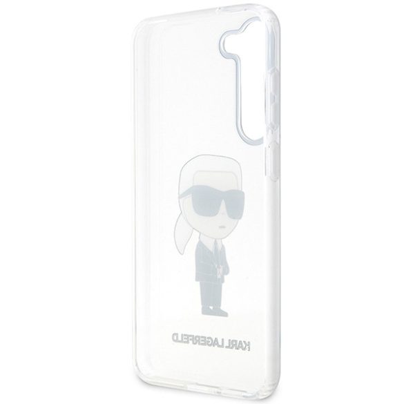 Karl Lagerfeld KLHCS23MHNIKTCT Samsung Galaxy S23+ S916 átlátszó keménytok ikonikus Karl Lagerfeld