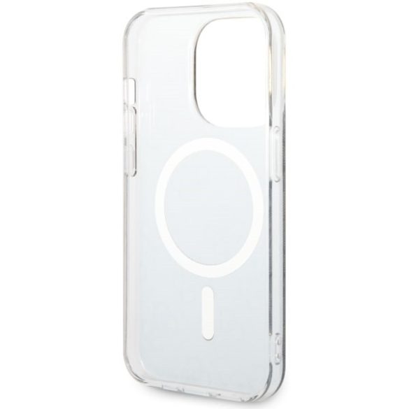 Guess GUHMP14LH4STK iPhone 14 Pro 6.1" fekete keménytok 4G MagSafe